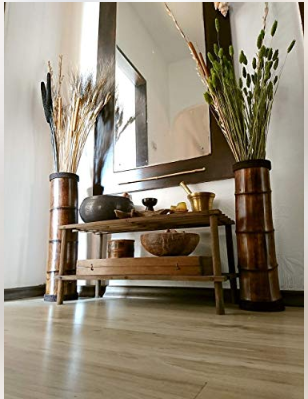 Wooden Floor Vases